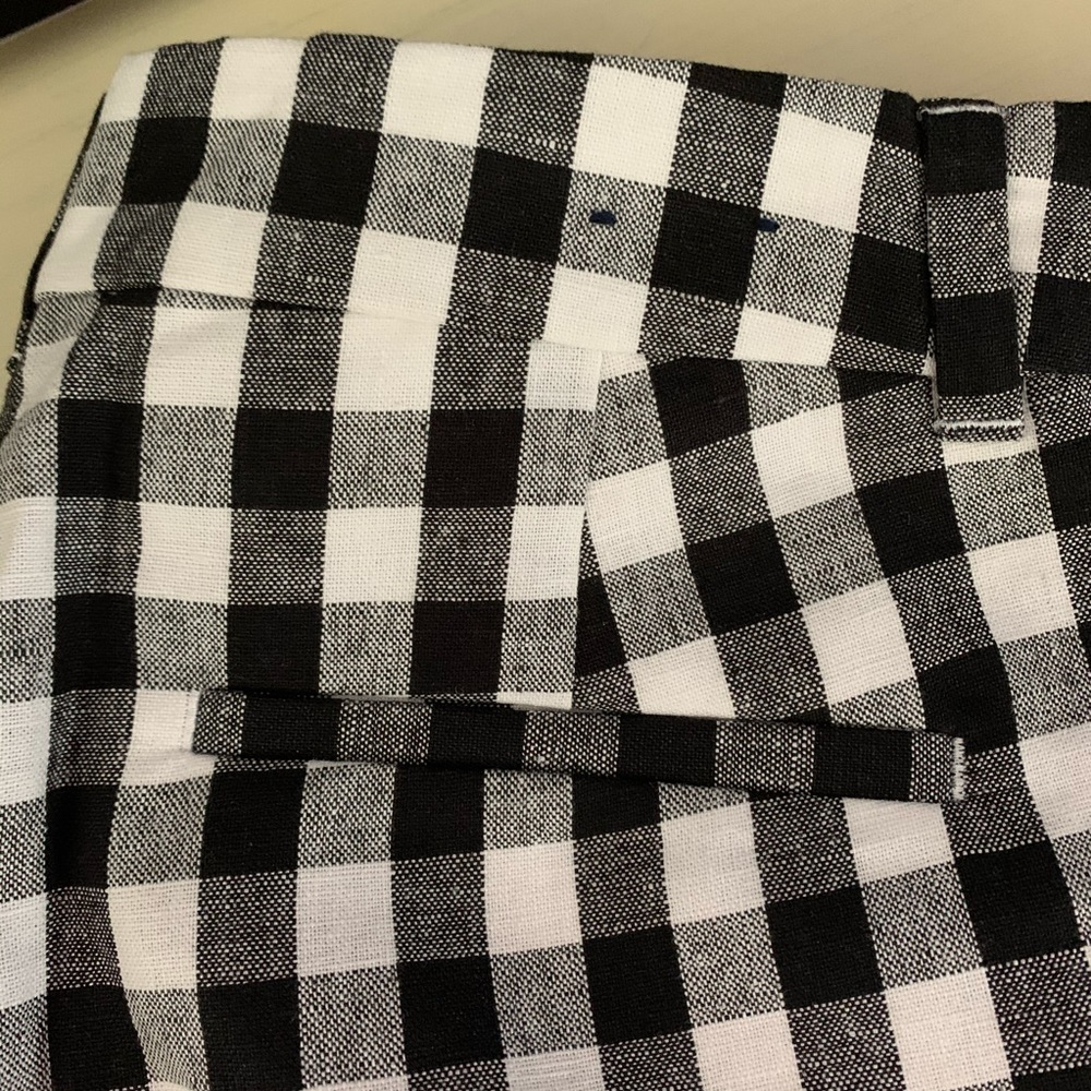 J. Crew Factory Linen-Cotton Scalloped Shorts - Picture 8 of 8